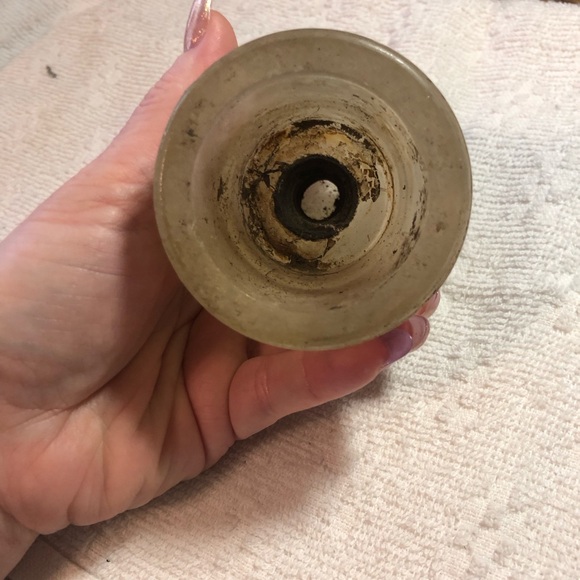 Antique Pyrex glass insulator clear 41 Hemingway Pyrex AP - Picture 4 of 8